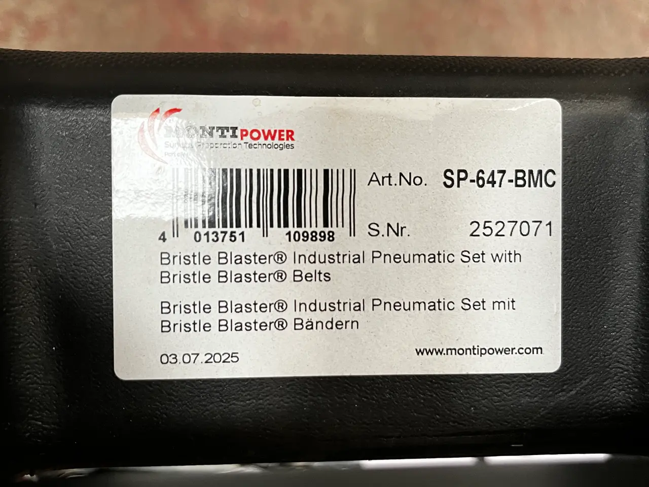 Billede 3 - Bristle Blaster MONTIPOWER SP-647-BMC