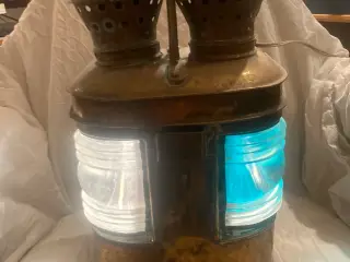 Antik hygge skibslampe