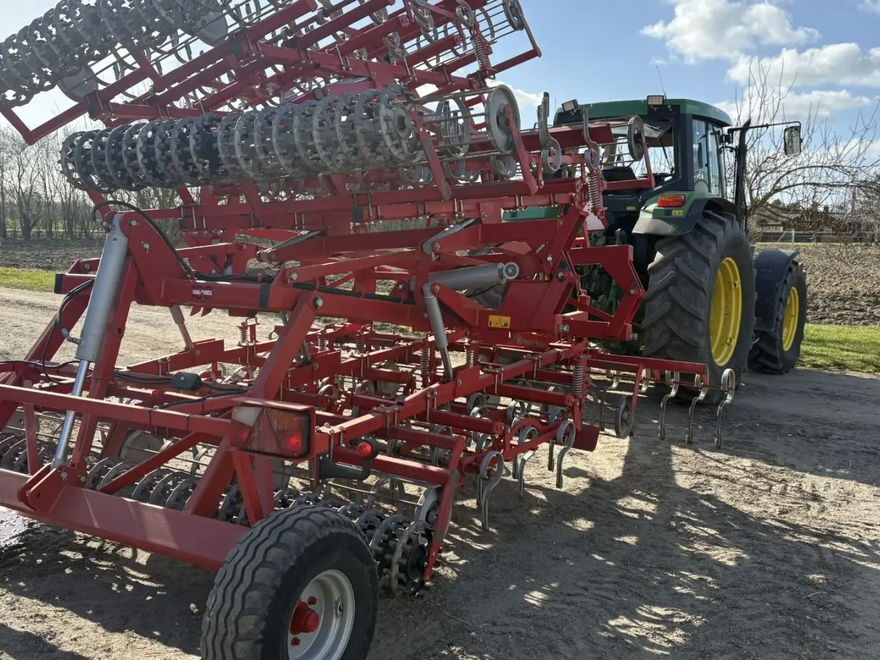 Billede 4 - Kongskilde 7 meter germinator med CROSKILL tromle bagerst. Velegnet til roer, spinat og andre speciel afgrøder.
