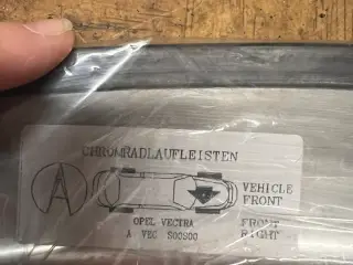 Chrom lister til Opel Vectra
