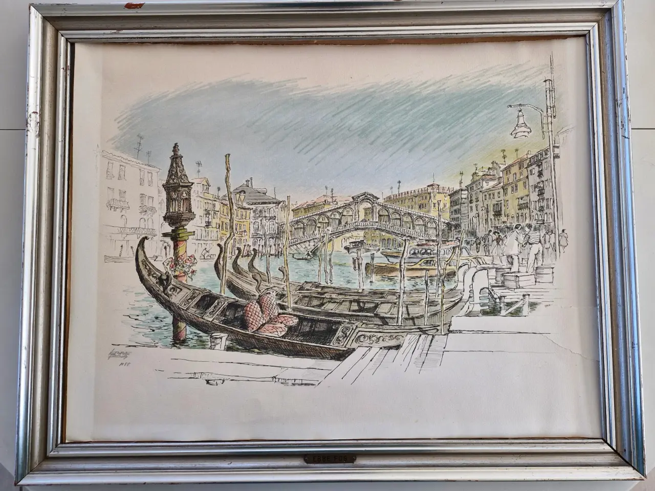 Billede 1 - Ebbe Fog (1911-70): Parti fra Venezia 1958