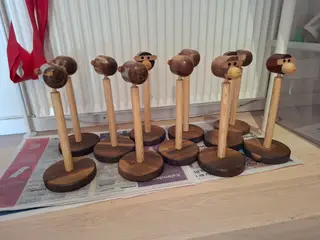 køkkenrulleholder med abehoved