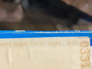 HONDA Civic coupe 2d vindafvisere 