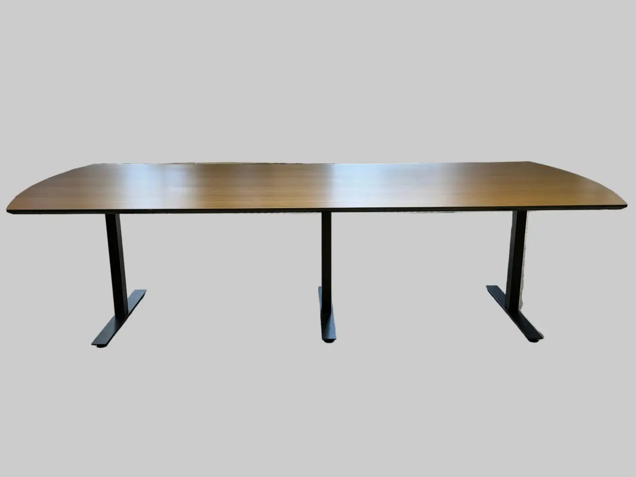 Billede 3 - Dencon Delta Bord – Natur/Sort Stel 280x120x74 cm