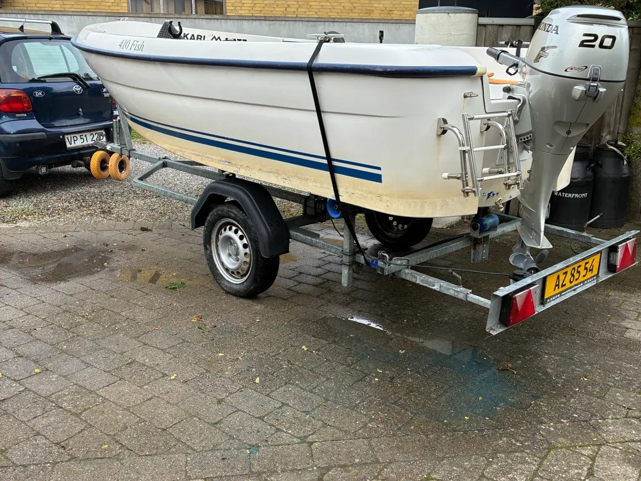 Billede 2 - Ørnvik 410 med 20 hk Honda og trailer