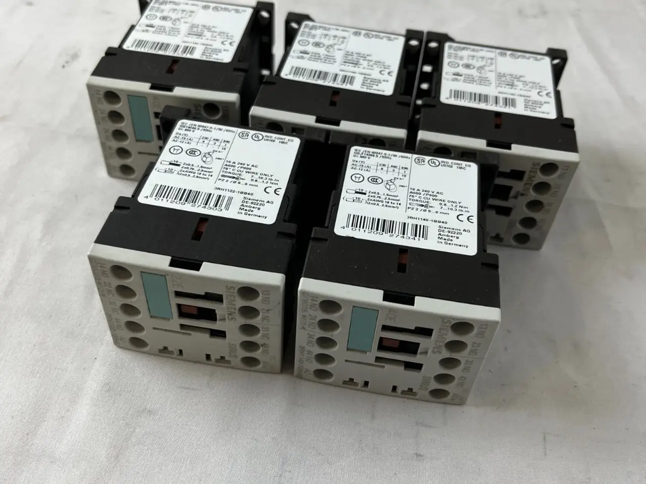 Billede 7 - Siemens 3RH1140-1BB40 kontaktor relæ 24V DC 4NO