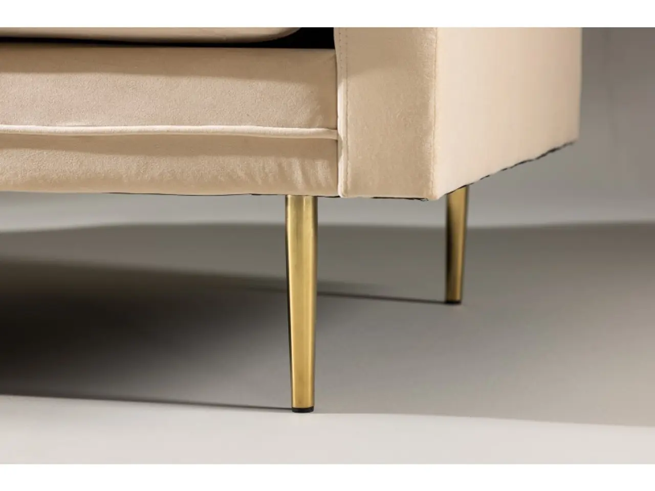 Billede 21 - Boom 3 personers Sofa - Beige og Messing
