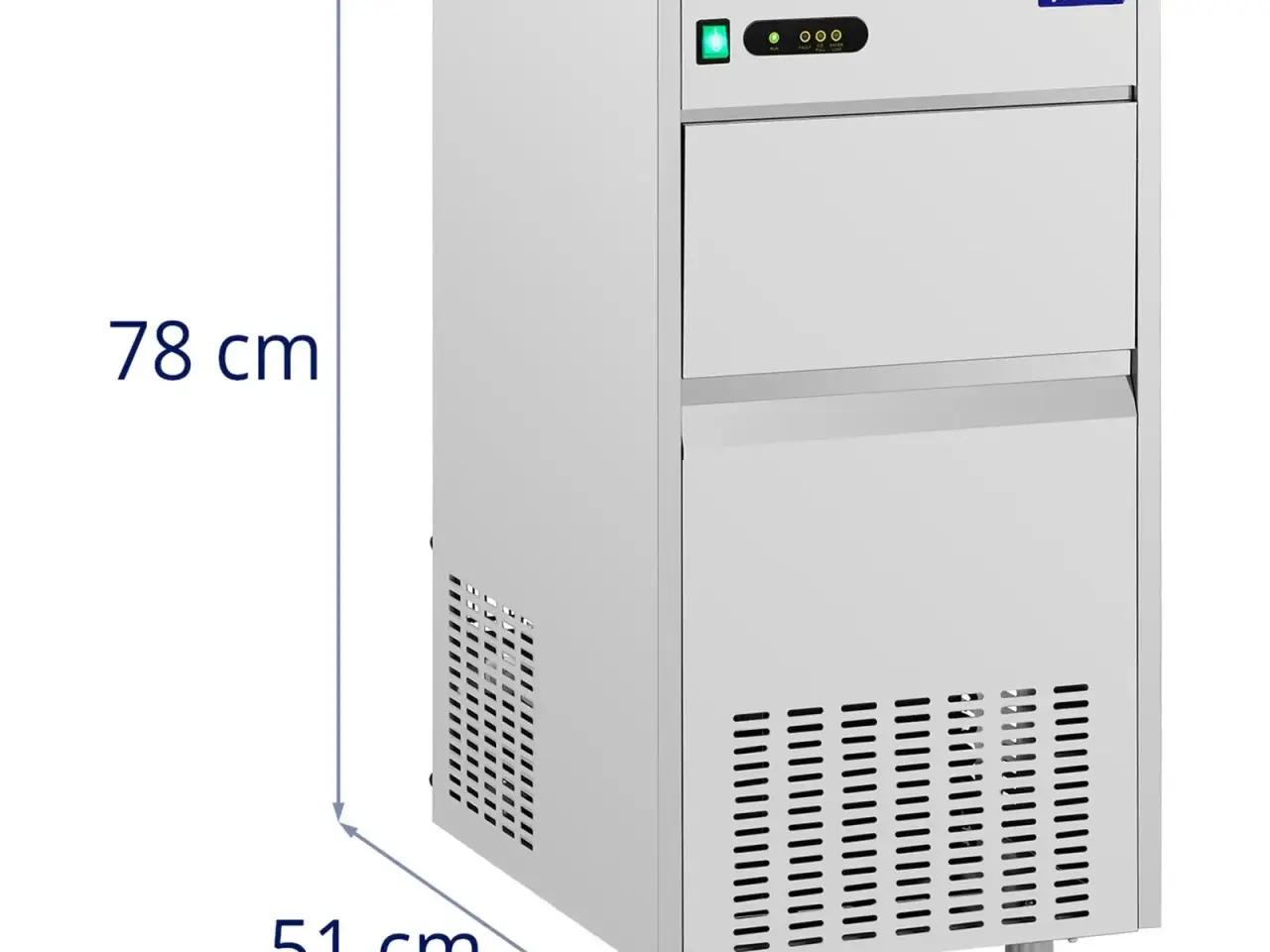Billede 6 - Isterningmaskine – 30 kg/24 t – rustfrit stål