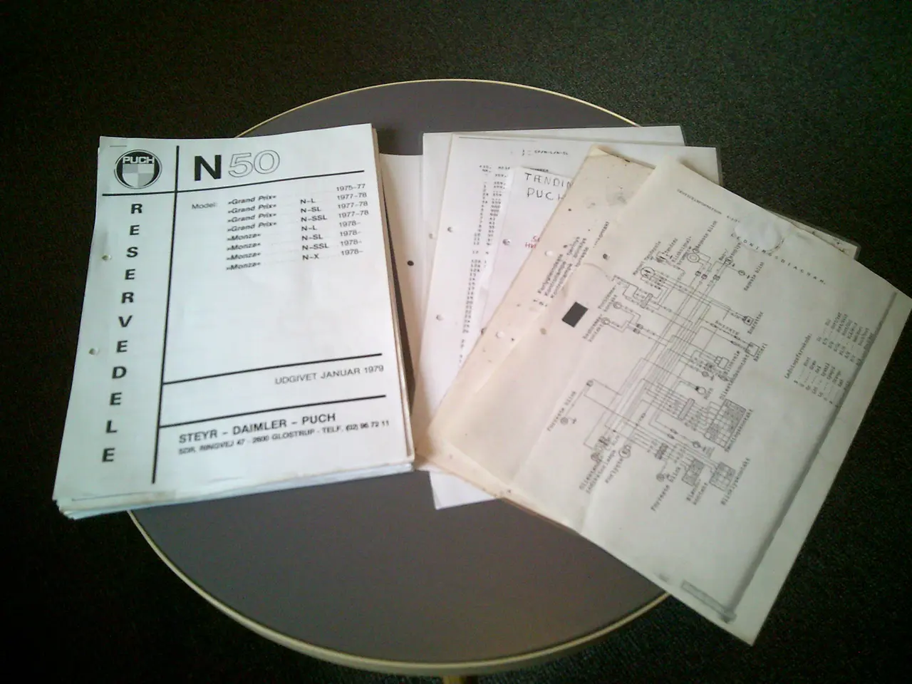 Billede 3 - PUCH RESERVEDELS KATALOG .