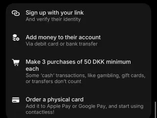 Sign up med min link I revolut og få 100 kr