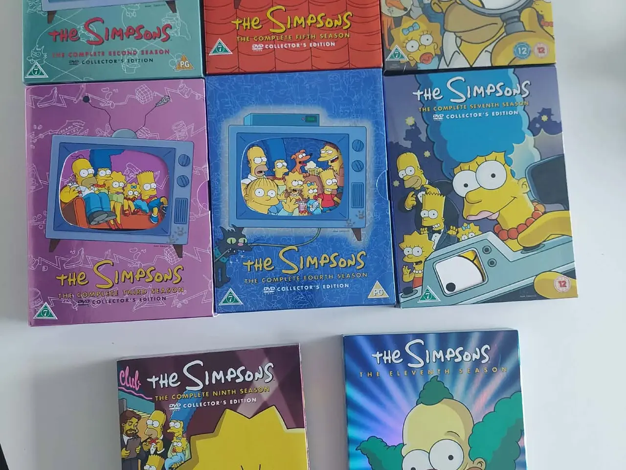 Billede 1 - The Simpsons DvD samling 2-7, 9 & 11