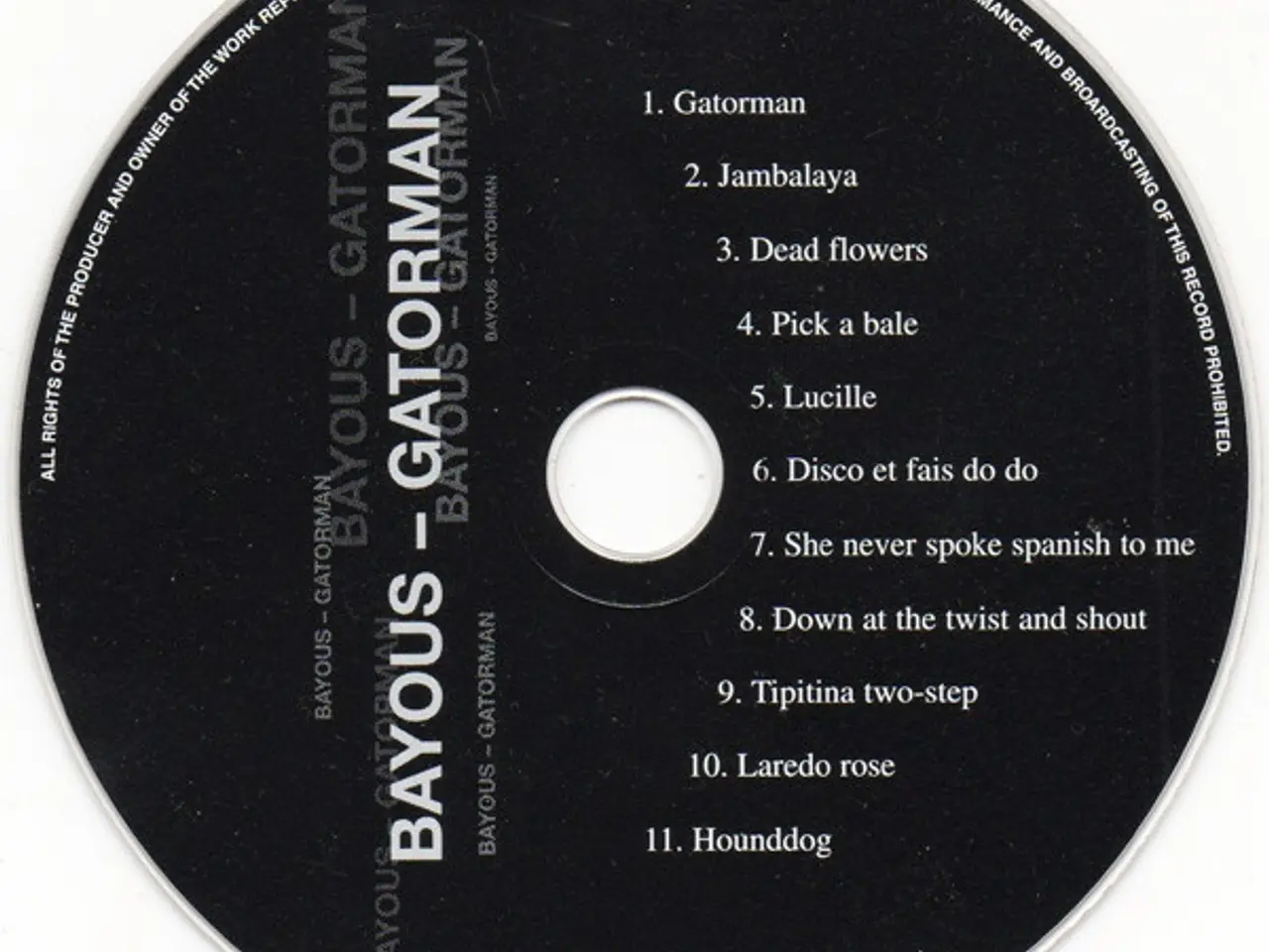Billede 3 - Bayous – Gatorman – CD