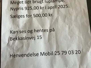 Manutan Luplampe til svagtseende