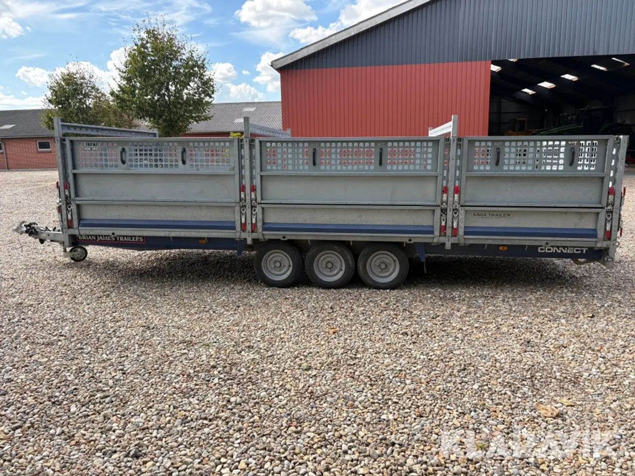 Billede 8 - Trailer Brian James Cargo Connect - med aluramper og høje sider