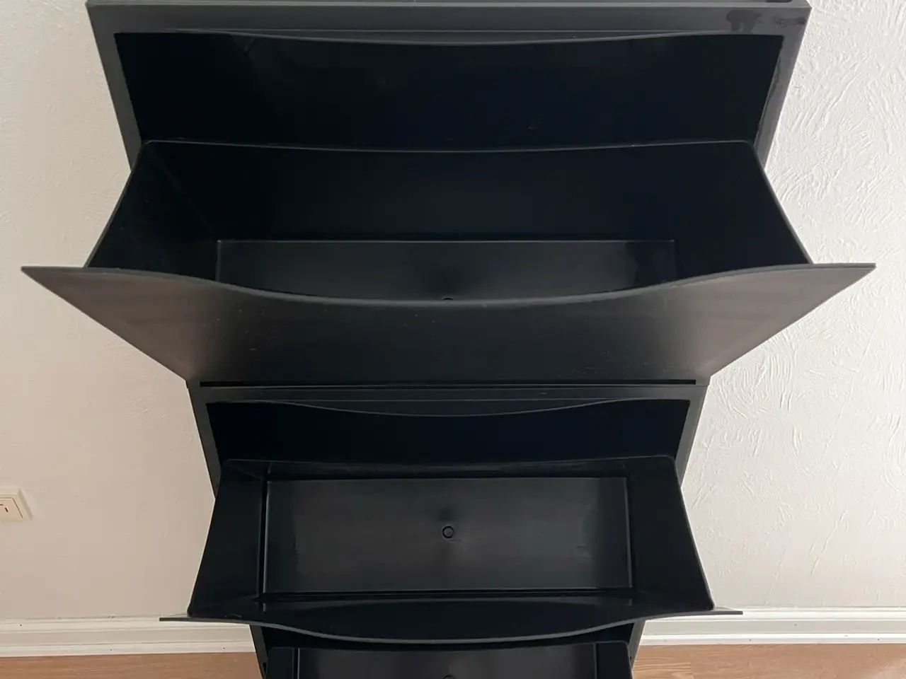 Billede 3 - 3 sorte IKEA Trones skokasser / skoskab / skoreol