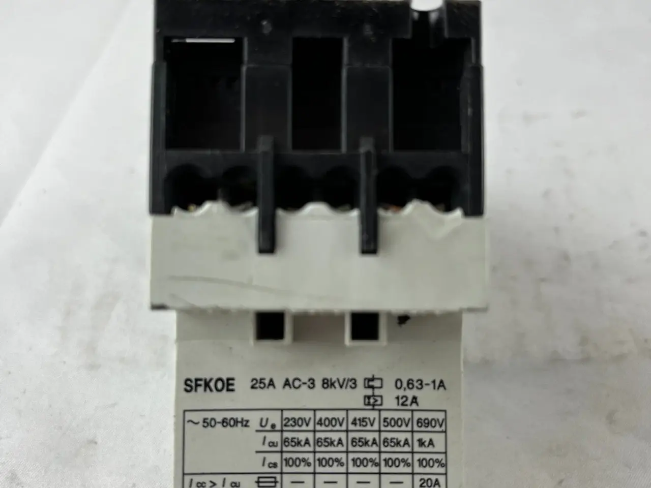 Billede 7 - GE SFKOE Motor Protection automatsikring 0.63–1A
