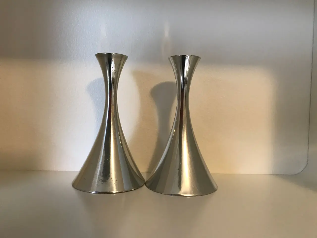 Billede 3 - Just Andersen lysestager af tin