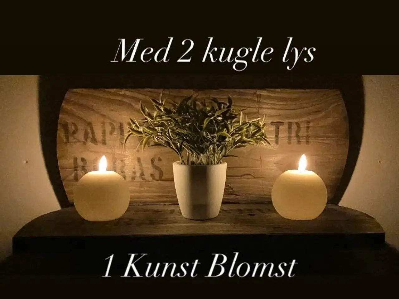 Billede 2 - Væg Lysestage