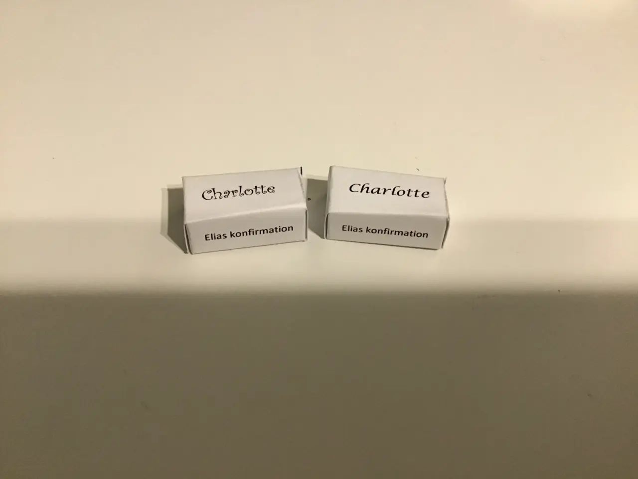 Billede 2 - Personlige æsker med navn til konfirmation
