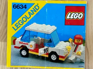 Lego 6634 Shell Stock Car fra 1986