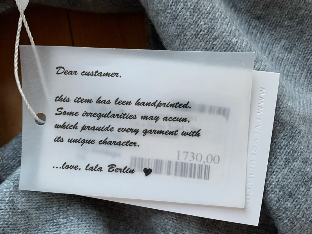Billede 3 - Lala Berlin cashmere tørklæde