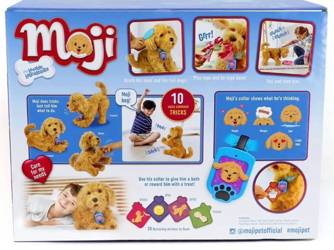 Billede 5 - Moji interaktiv hund – helt ny 🐶❤️