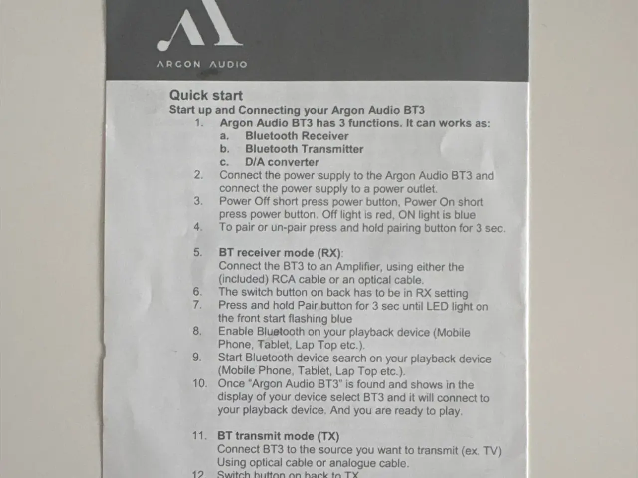 Billede 3 - Argon Audio BT3