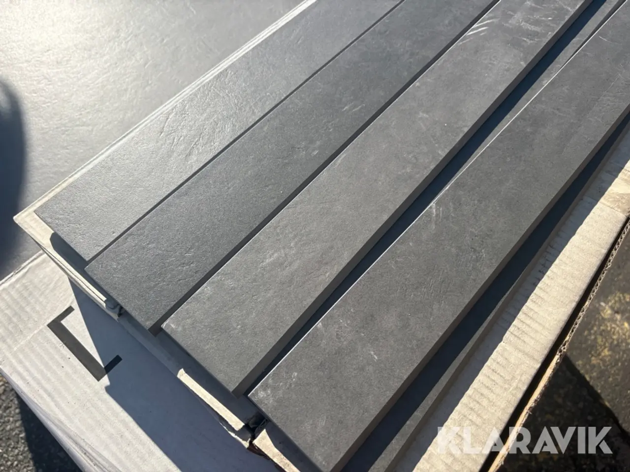 Billede 6 - Fliser ABK Docks Black RT - 40x80 cm - 46,7 kvm + Sokkelfliser