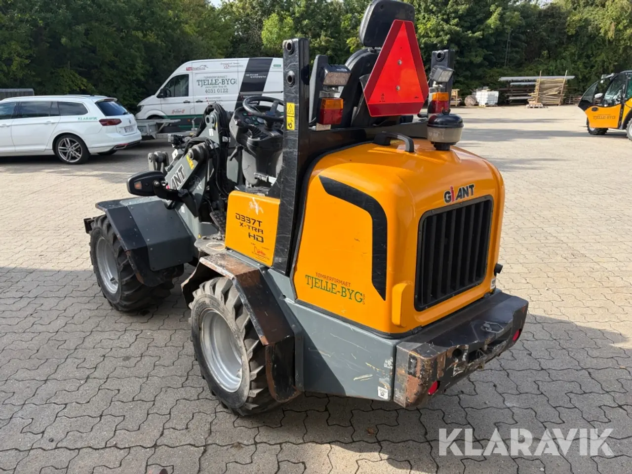 Billede 4 - Minilæsser Giant D337T X-TRA HD med tilbehør