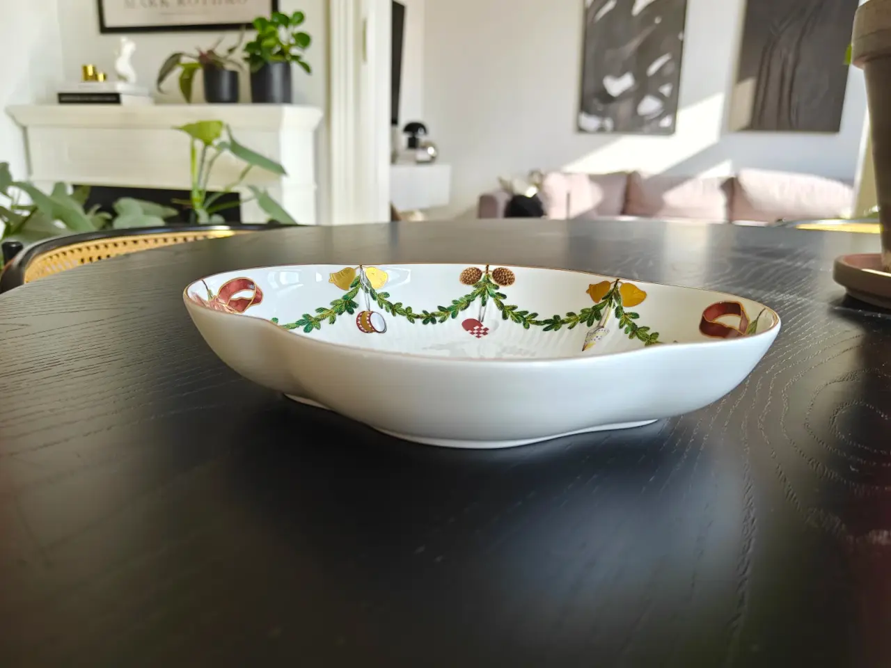 Billede 3 - Royal Copenhagen Stjerne Riflet Jul serveringsfad 
