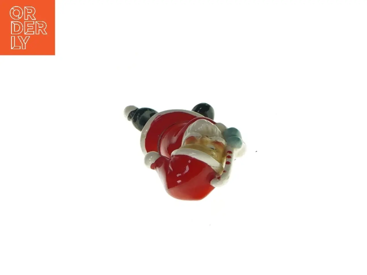Billede 3 - Dekorativ julemandsfigur fra Ukendt (str. HØ:10x6cm)