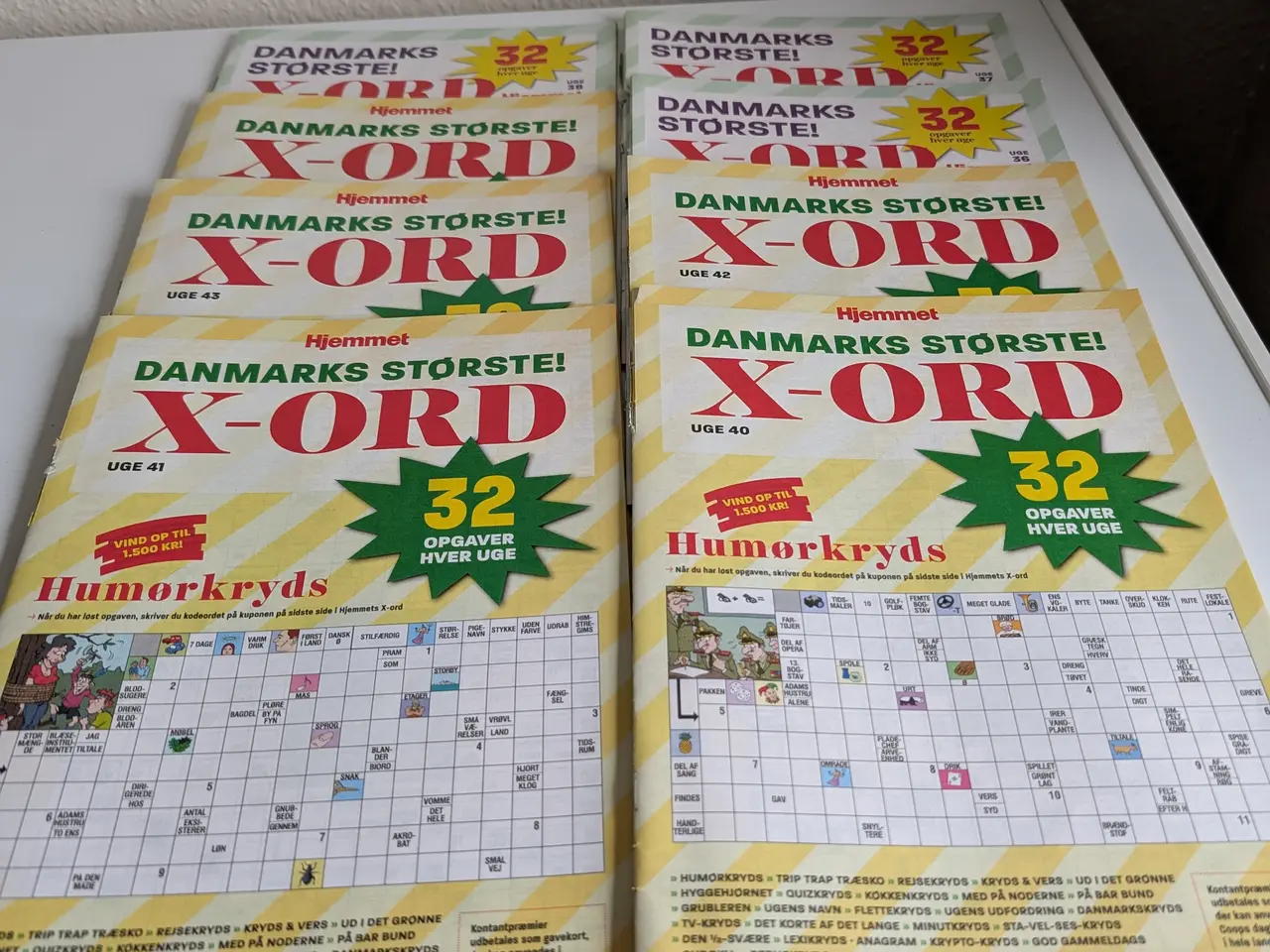 Billede 1 - Krydsord hæfter 4 stk/ kryds og tværs/ sudoku
