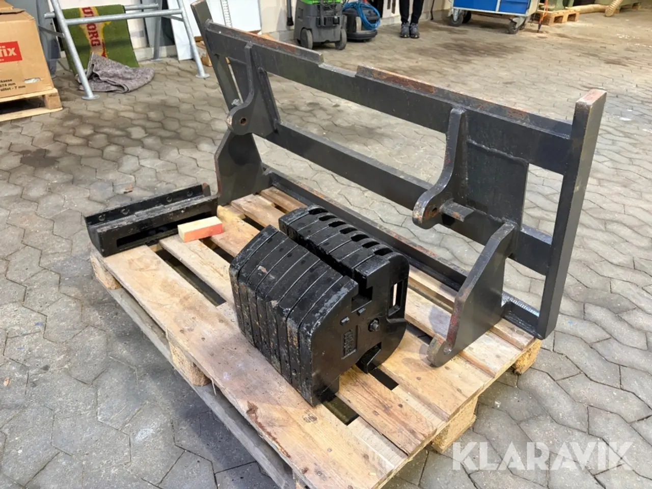 Billede 7 - Pallegafler og 144 kg kontravægt