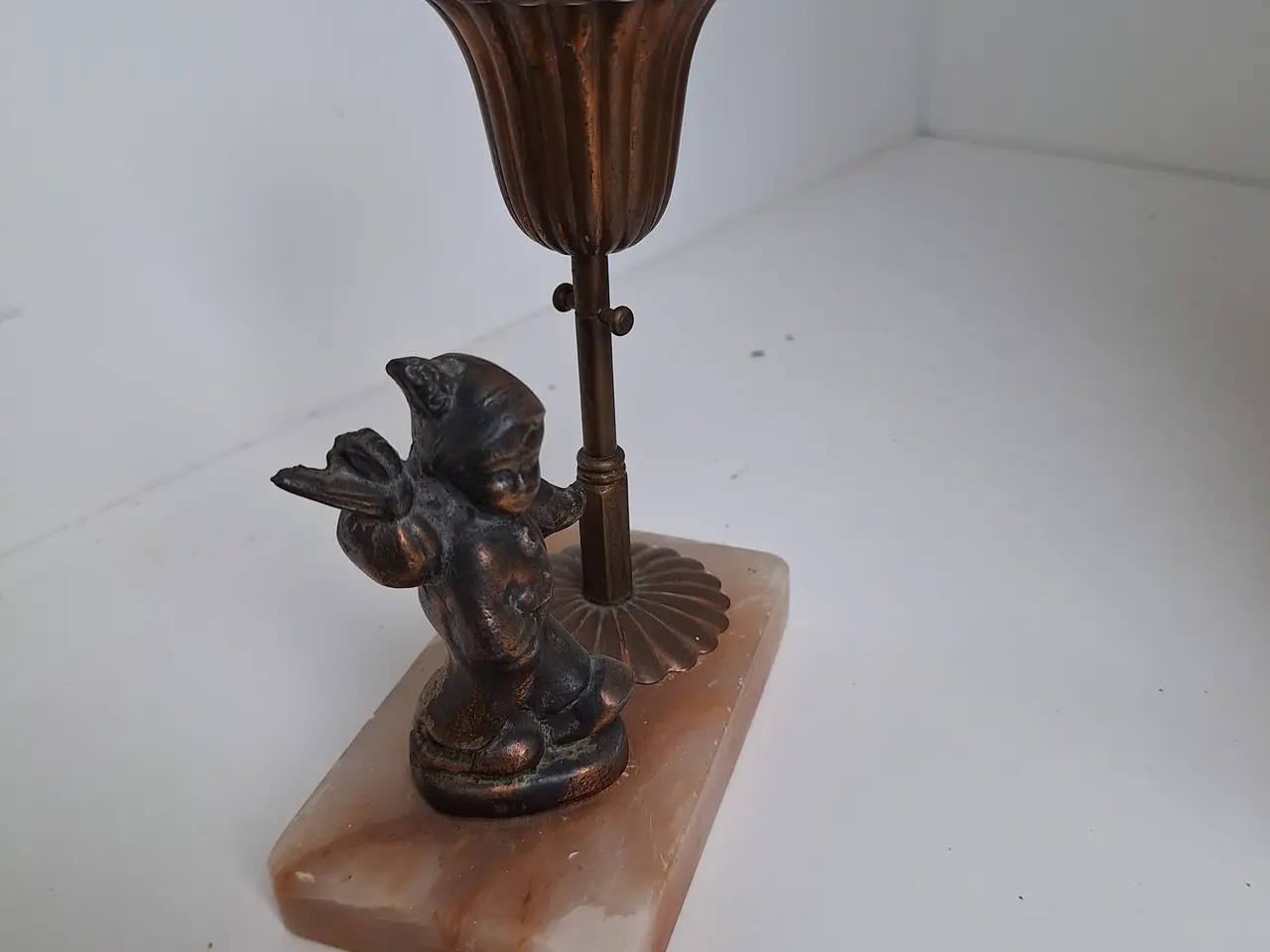 Billede 1 - Antik bronzefigur af ll vagabonddreng