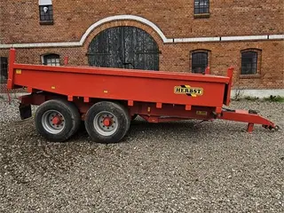 Herbst 10 T Tandem Tiptrailer - Kapacitet / Capacity 10 ton