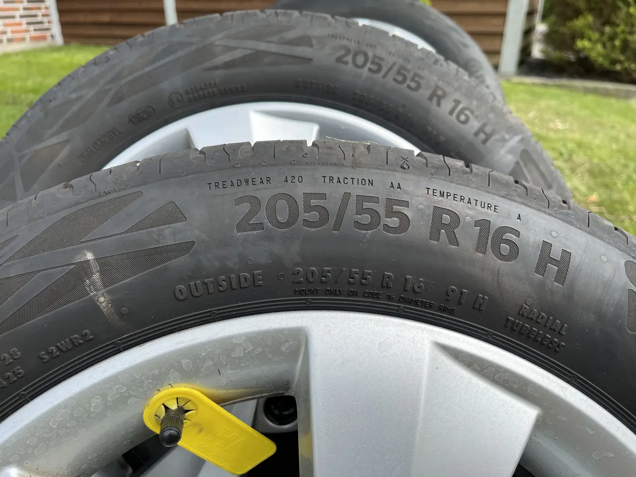 Billede 5 - Skoda Alu fælge inkl. næsten nye Conti dæk.