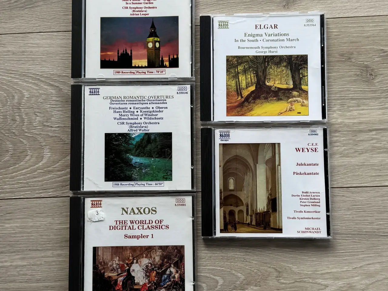 Billede 1 - KLASSISK MUSIK - 5 CD’ER