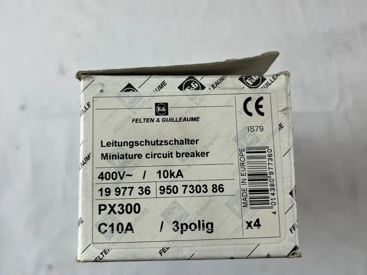 Billede 10 - Felten & Guilleaume PX300 C10A 3‑Pole 400V 10kA 3x