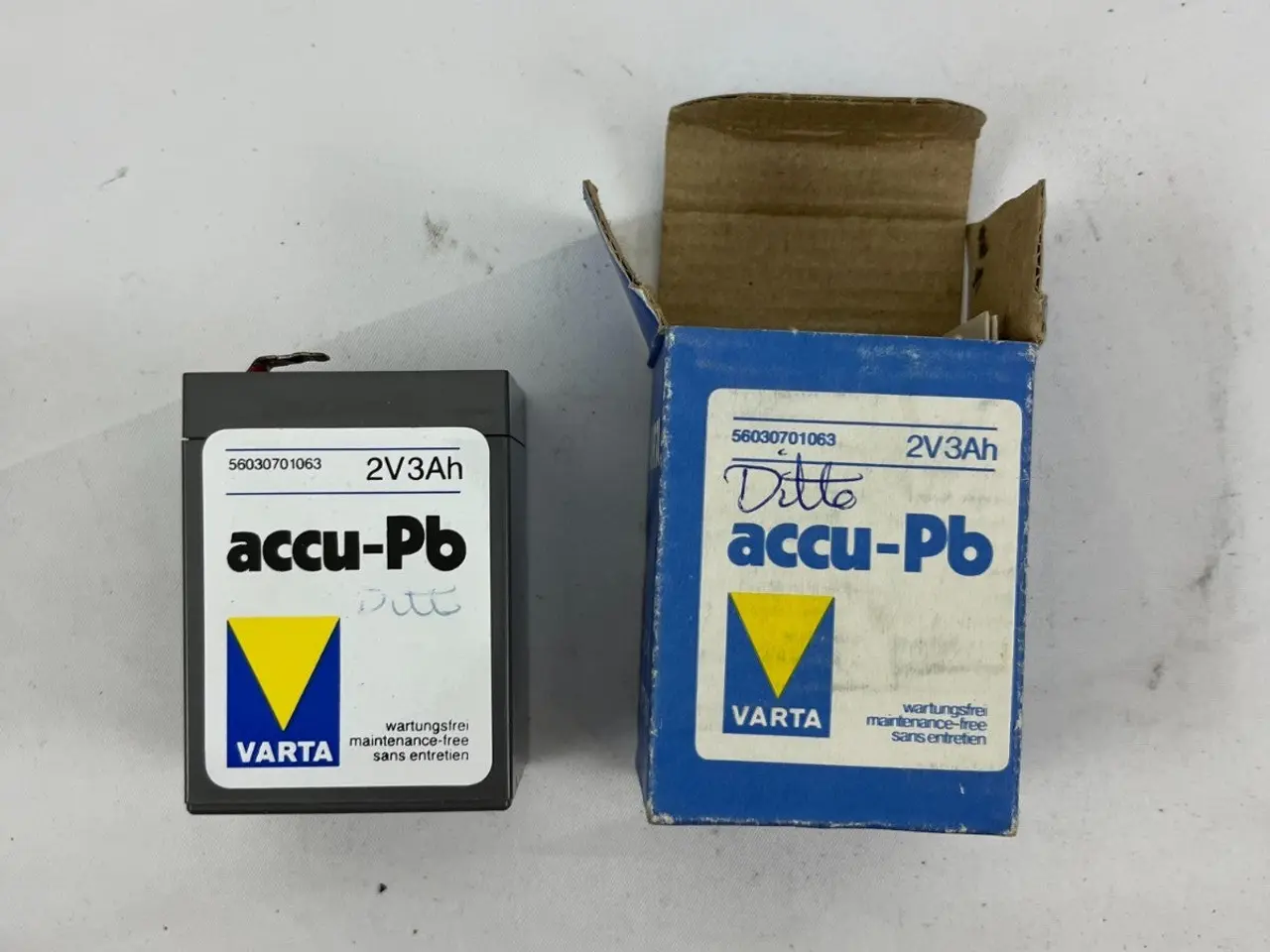 Billede 1 - Varta accu-Pb 2V 3Ah Lead Battery 56030701063 ny
