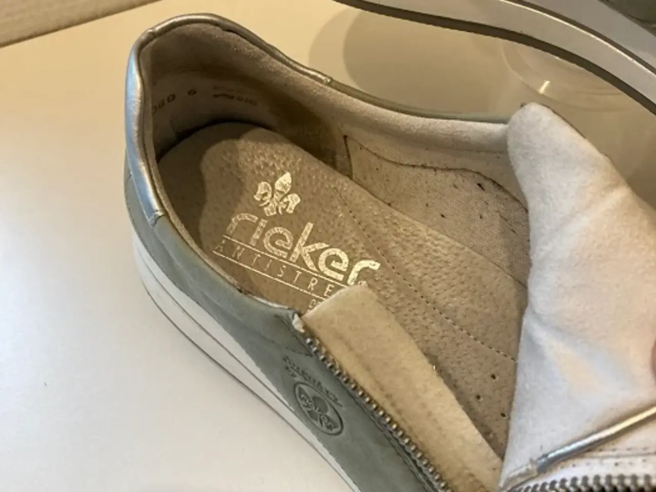 Billede 3 - Sneakers, dame str. 40, RIEKER , Sart grøn