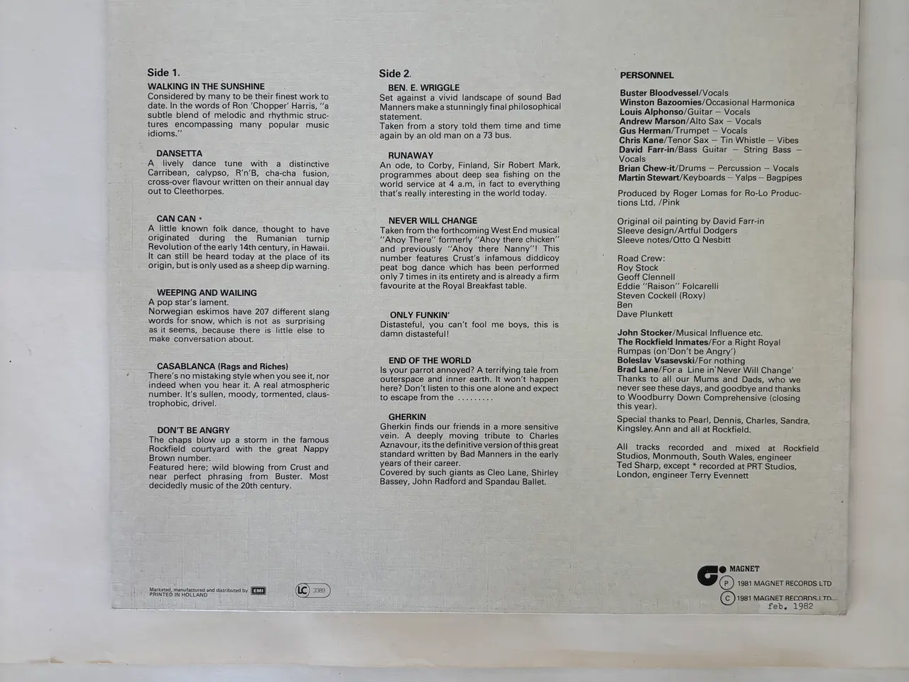 Billede 5 - British new wave, ska and rock 7 vinyl UK Eighties