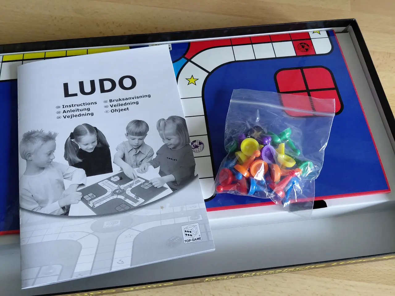Billede 2 - Ludo brætspil med 4 og 6 mands plade