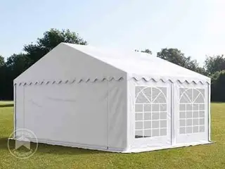 Partytelt 5x4m Hvid teltdug