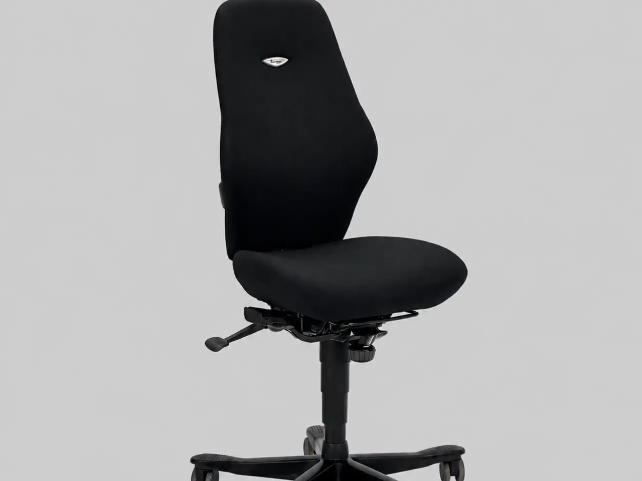 Billede 1 - Kinnarps Free Float 6770 Kontorstol m. nakkestøtte – Sort