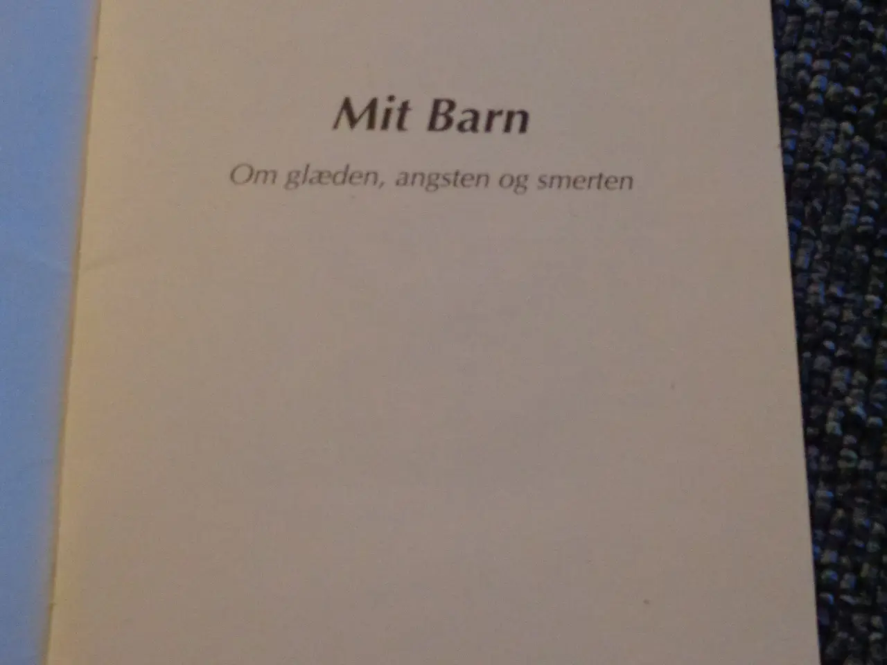 Billede 3 - Mit barn