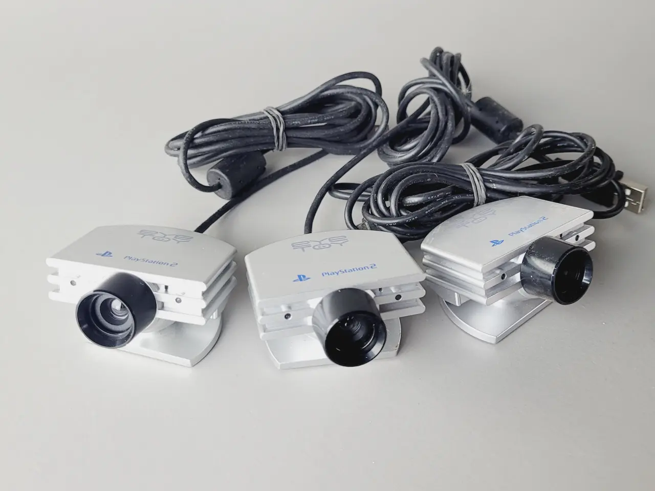 Billede 1 - ⭐️· 3 stk. EyeToy USB Kamera (Sølv) til PS2