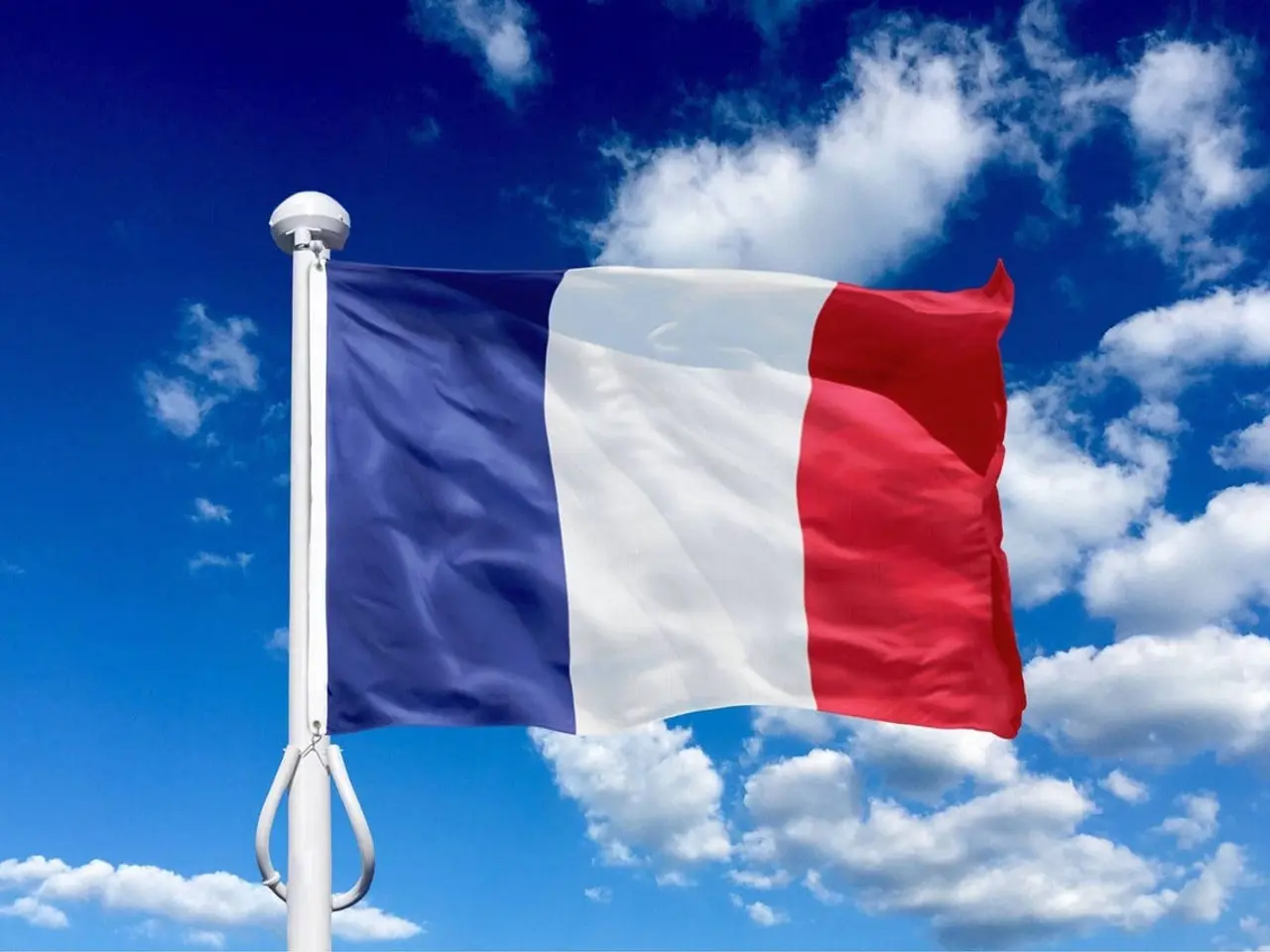 Billede 2 - Fransk flag / Frankrigs flag 60x90 cm