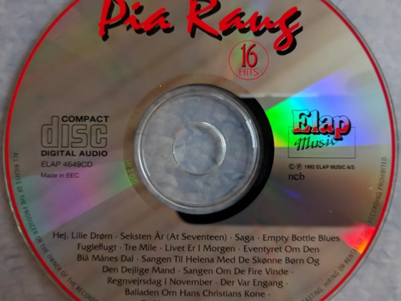 Billede 3 - Pia Raug – 16 Hits – CD