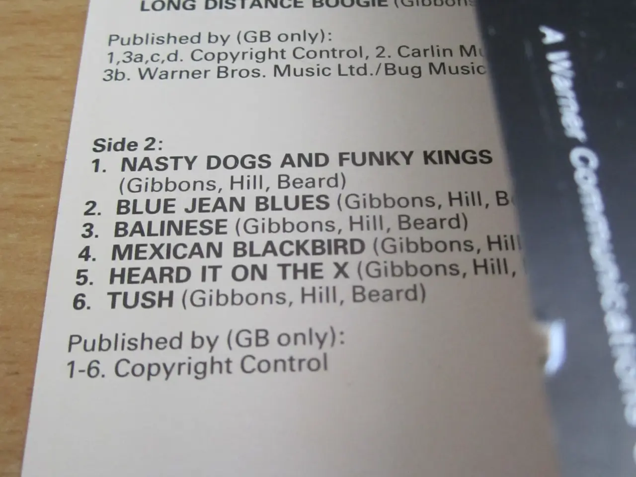 Billede 3 - ZZ TOP. Kassettebånd. BYD.