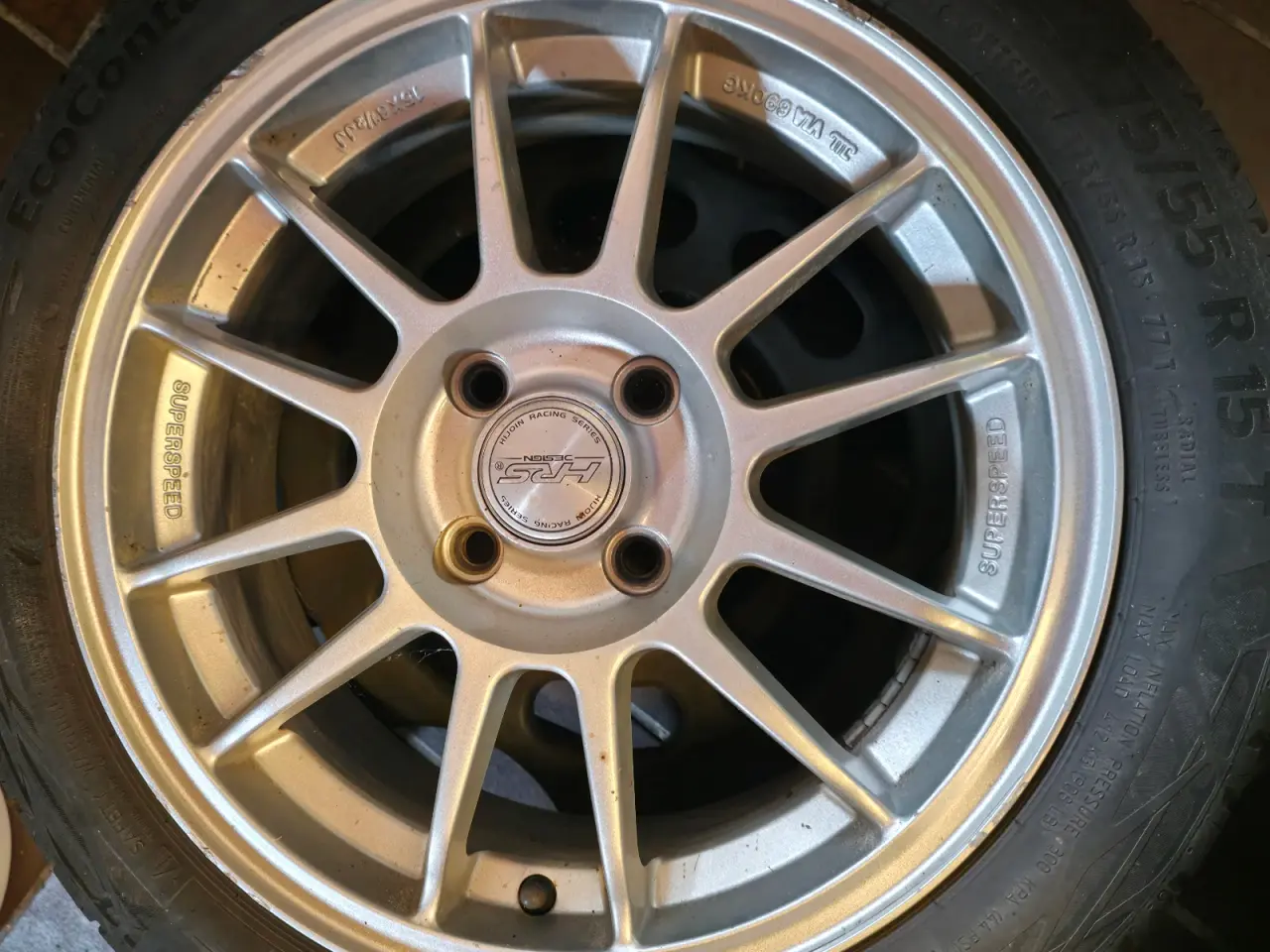 Billede 5 - 15" HRS Superspeed alufælge med sommerdæk